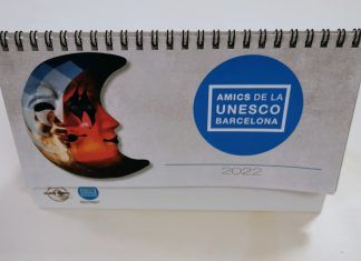 ColaboraNews. Calendario 2.022 Amics UNESCO Barcelona/Alas y Viento. ¡Feliz Año!